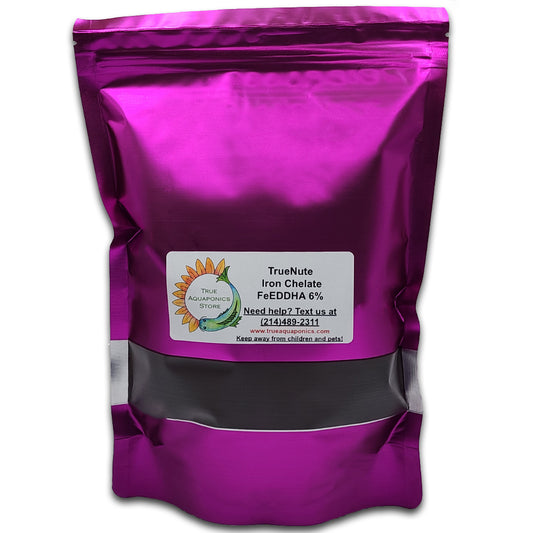 TrueNute Iron Chelate FeEDDHA 6% - Advanced Iron Solution for Thriving Aquaponics Systems