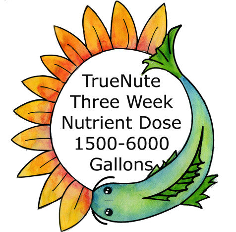 TrueNute Three Week Nutrient Dose 1500 - 6000 Gallon Systems
